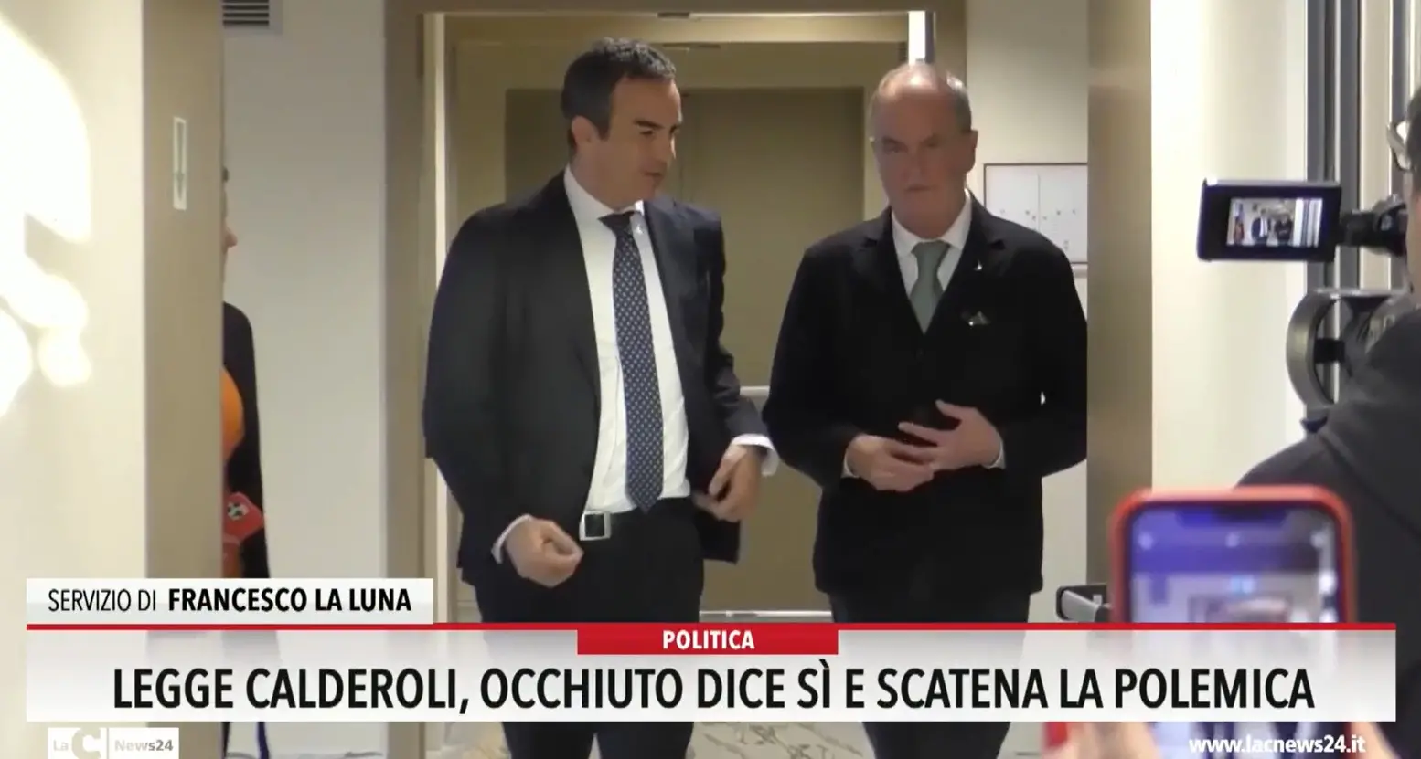 Legge Calderoli, Occhiuto dice sì è scatena la polemica