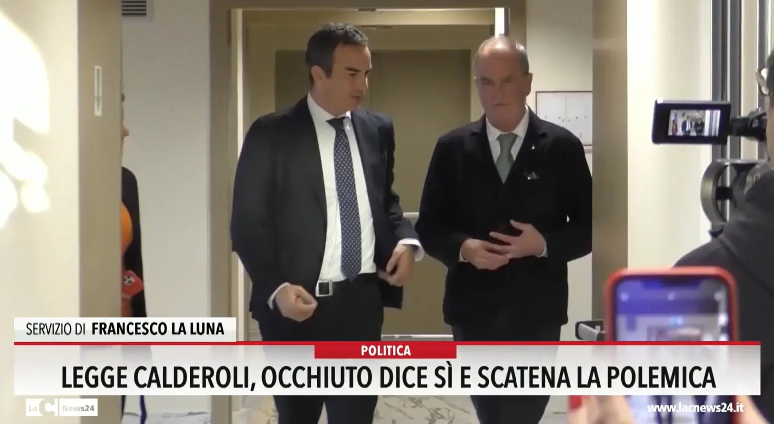 Legge Calderoli, Occhiuto dice sì è scatena la polemica
