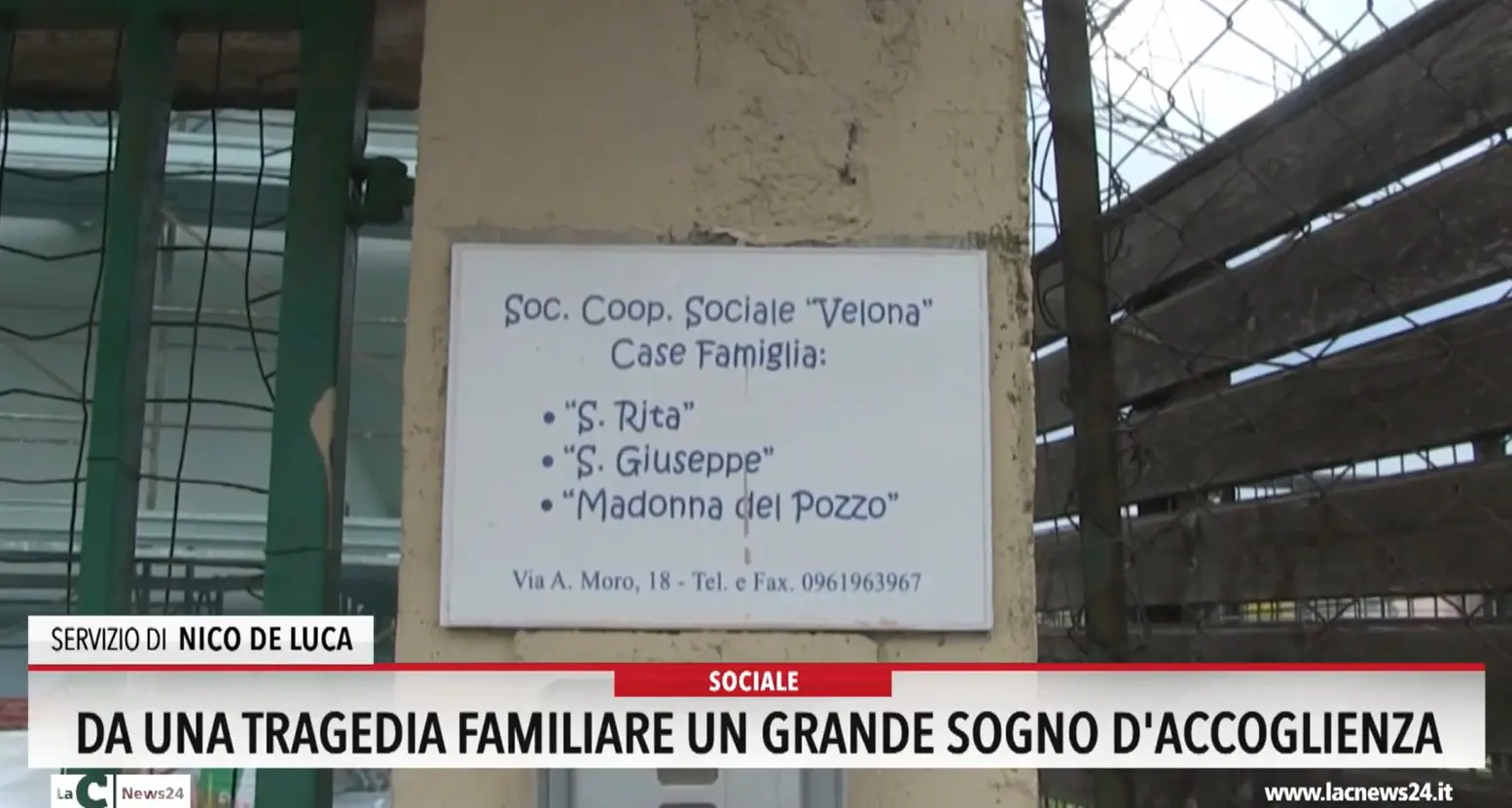 Da una tragedia familiare un grande sogno d'accoglienza