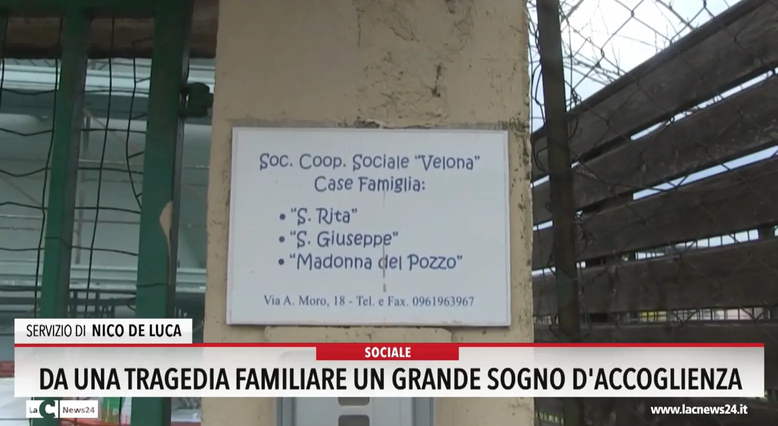 Da una tragedia familiare un grande sogno d'accoglienza