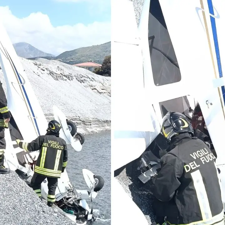 Ultraleggero precipitato a Grisolia, parla il pilota: «È andata bene, ringrazio Dio. Per fortuna nessun ferito»\n