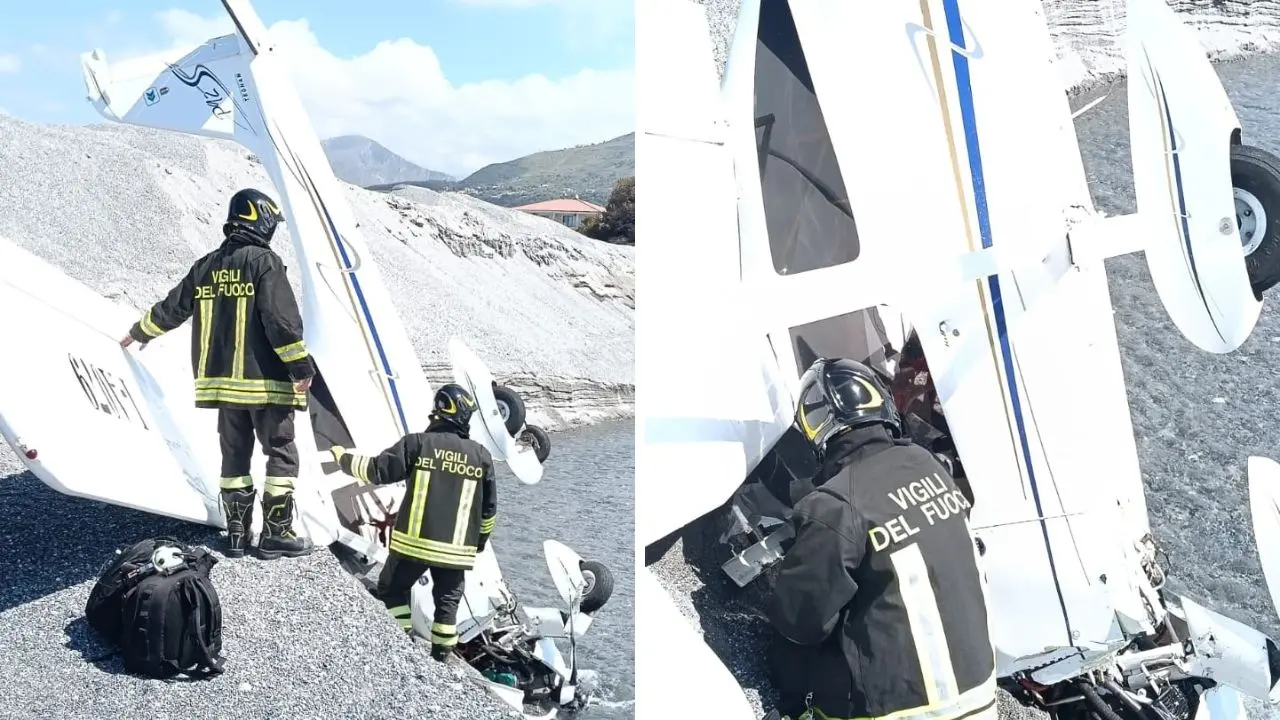 Ultraleggero precipitato a Grisolia, parla il pilota: «È andata bene, ringrazio Dio. Per fortuna nessun ferito»\n