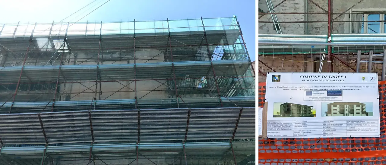 Tropea, la riqualificazione dei quaranta alloggi di via Libertà entra nella fase finale\n