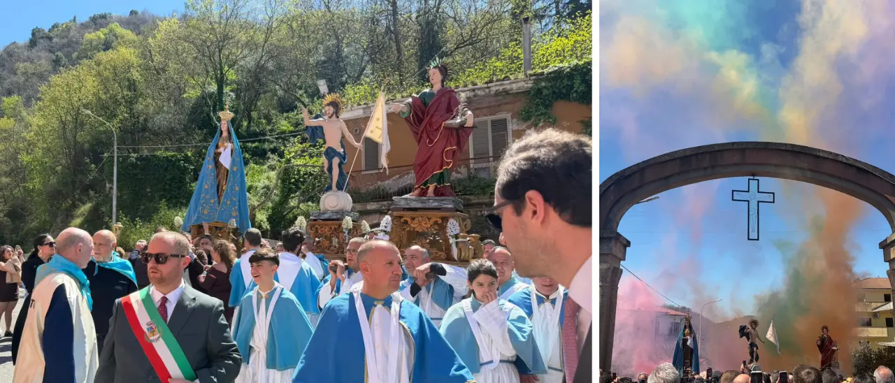 A Dasà è ancora Pasqua: in scena la ‘Ncrinata, emozioni e tante presenze all’antico rito\n