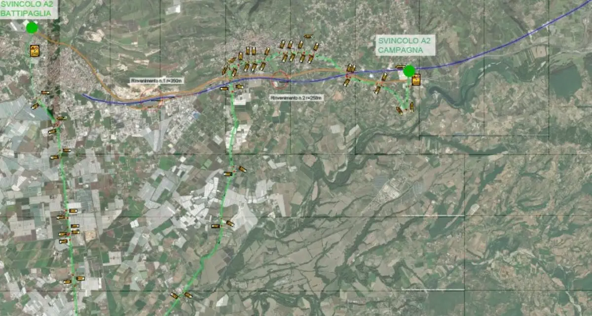 A2 chiusa domenica 12 aprile tra Eboli e Battipaglia per due ordigni\n