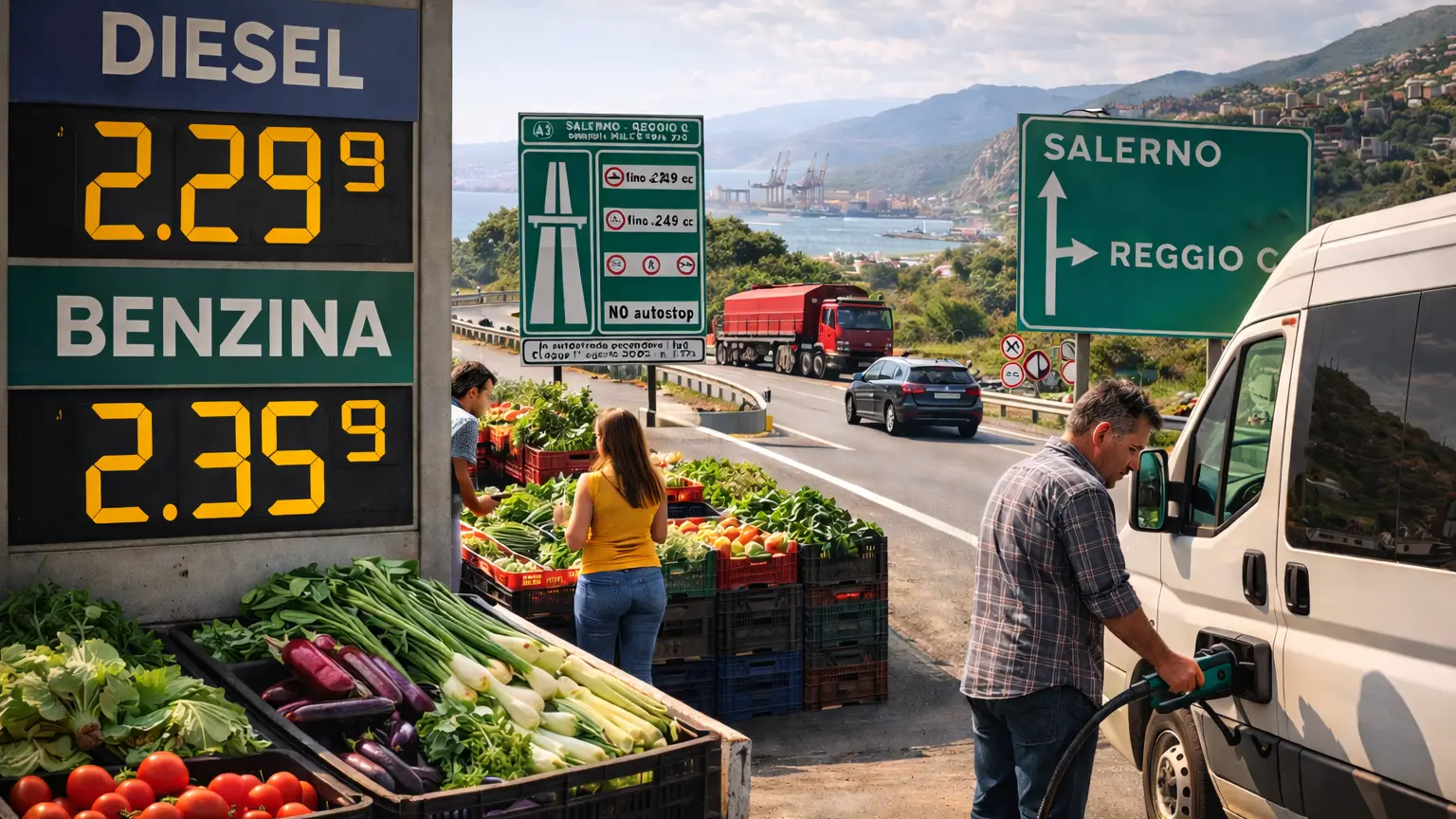Crisi energetica,\u00A0la Calabria strozzata dai\u00A0carburanti a costo record mentre la tregua è appesa alle mosse di Trump