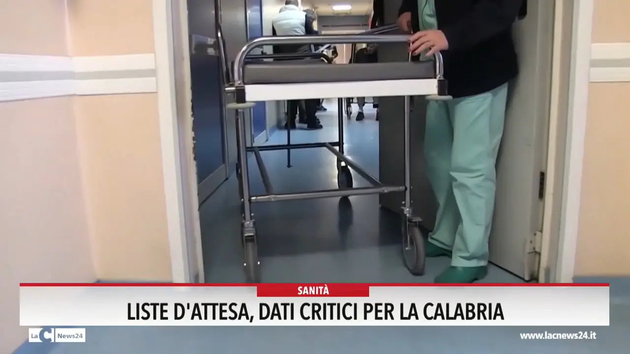 Liste d'attesa, dati critici per la Calabria