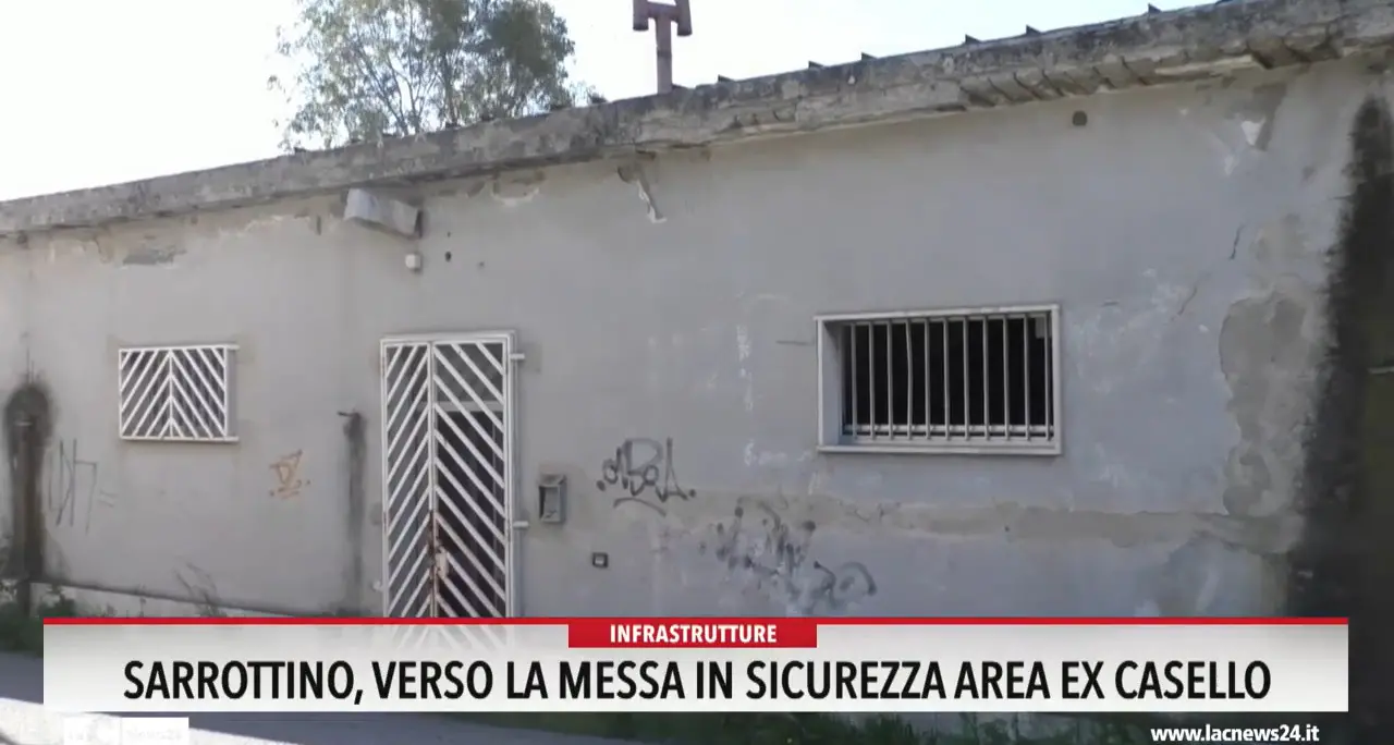 Sarrottino, verso la messa in sicurezza area ex casello