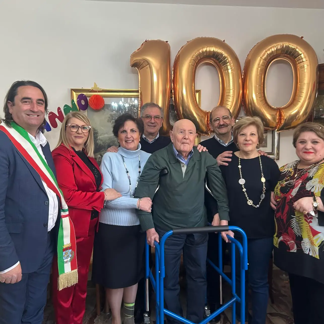 Reggio, l’amministrazione comunale\u00A0festeggia il centenario Paolo Raffa\n