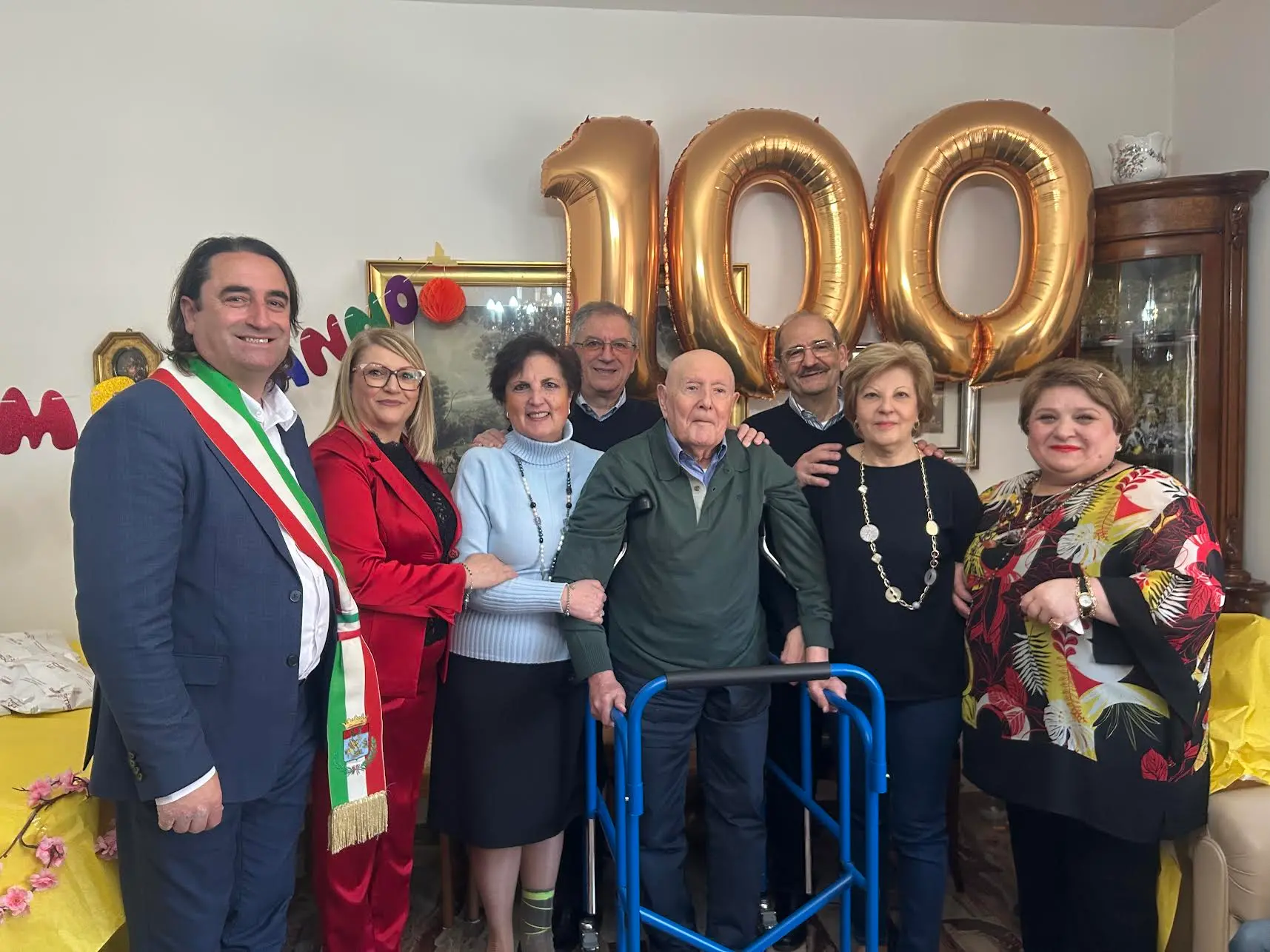 Reggio, l’amministrazione comunale\u00A0festeggia il centenario Paolo Raffa\n