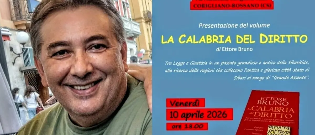 Ettore Bruno presenta a Corigliano-Rossano il libro “La Calabria del diritto”\n