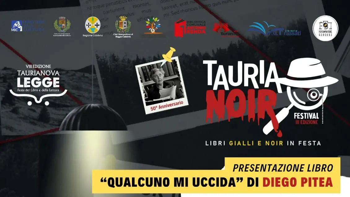 Taurianova, al via la quarta edizione di “Taurianoir” tra letteratura e fotografia dedicata al mistero e all’universo del noir\n