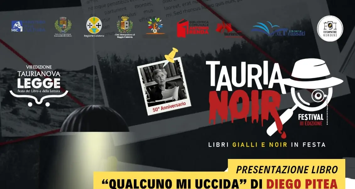 Taurianova, al via la quarta edizione di “Taurianoir” tra letteratura e fotografia dedicata al mistero e all’universo del noir\n