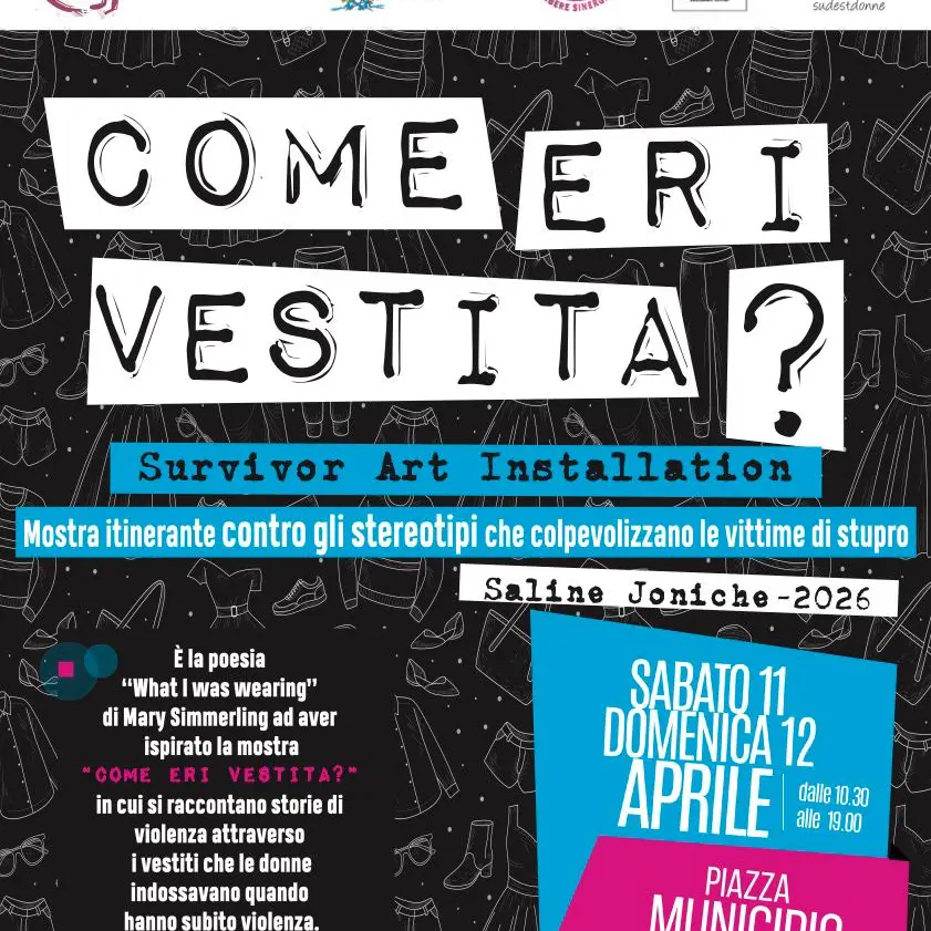 “Come eri vestita?”: A Saline Joniche l’arte che abbatte i pregiudizi sulla violenza di genere\n