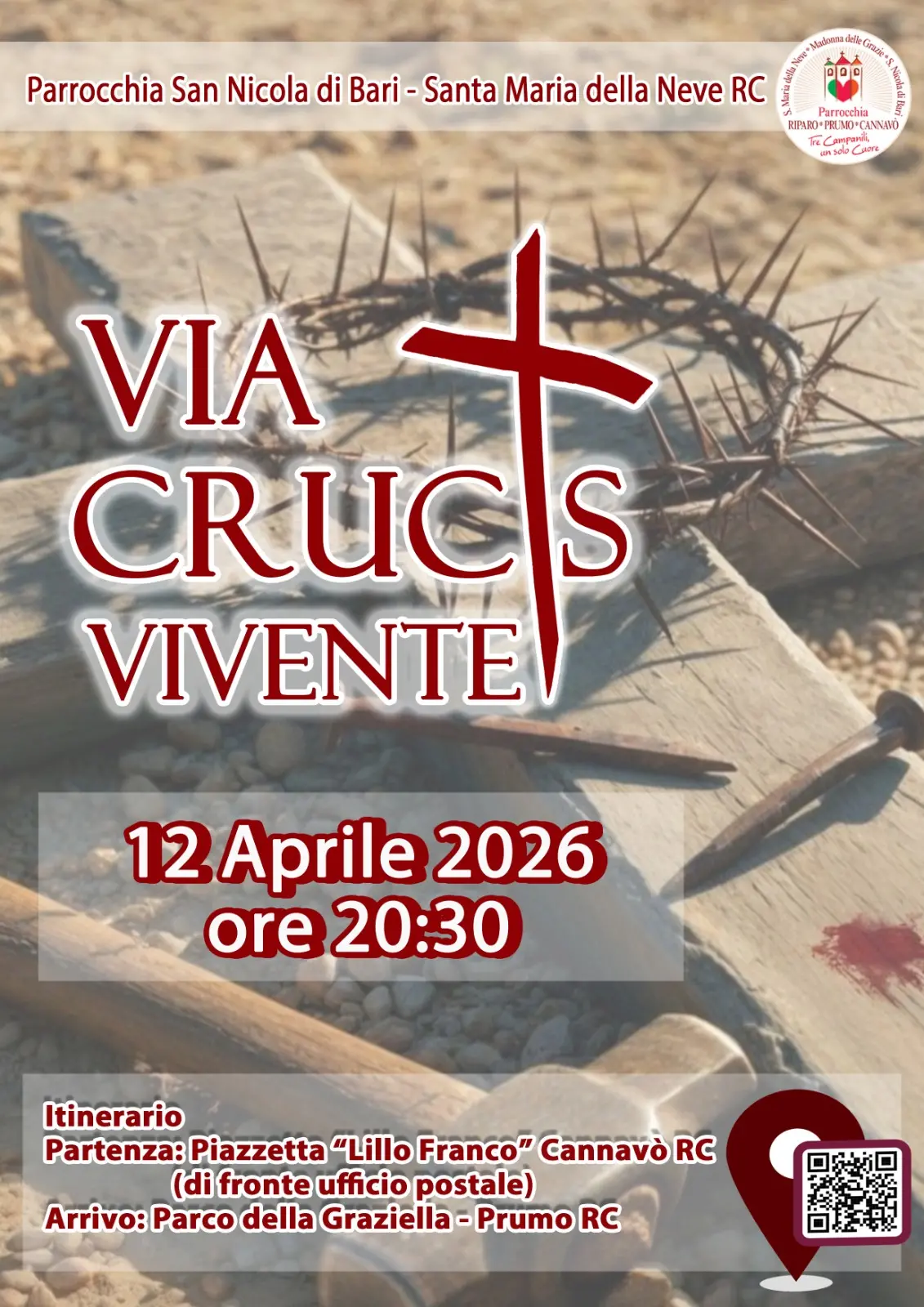 Via Crucis Vivente a Prumo-Riparo e Cannavò: un percorso di fede e comunità\n