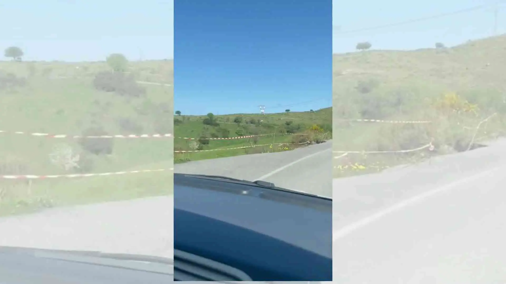 Scala Coeli, da venti giorni un tratto di strada franato mette a rischio gli automobilisti ma nessuno interviene\n