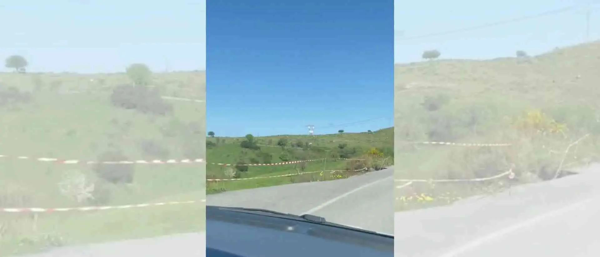 Scala Coeli, da venti giorni un tratto di strada franato mette a rischio gli automobilisti ma nessuno interviene\n