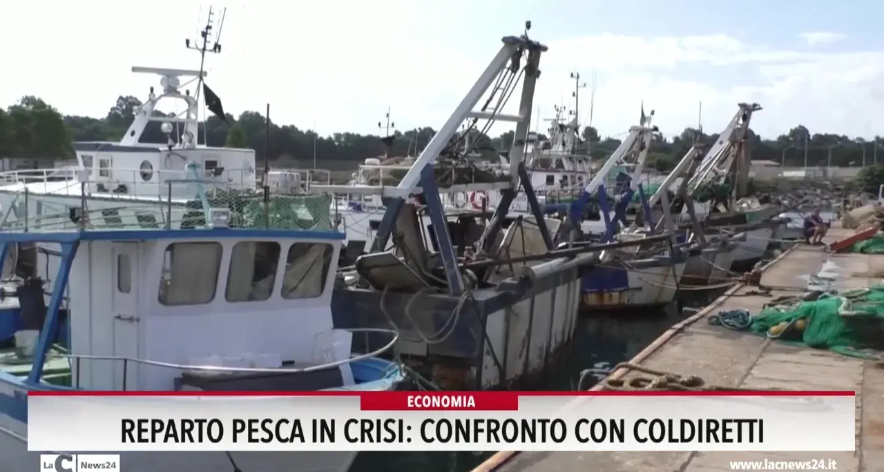Reparto pesca in crisi, confronto con Coldiretti