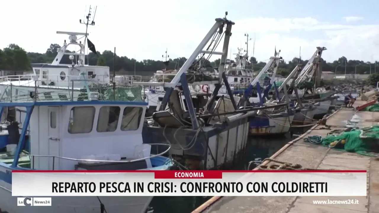 Reparto pesca in crisi, confronto con Coldiretti