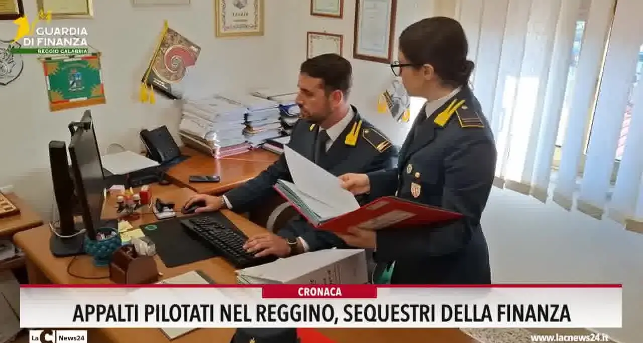 Appalti pilotati nel reggino, sequestri della Finanza