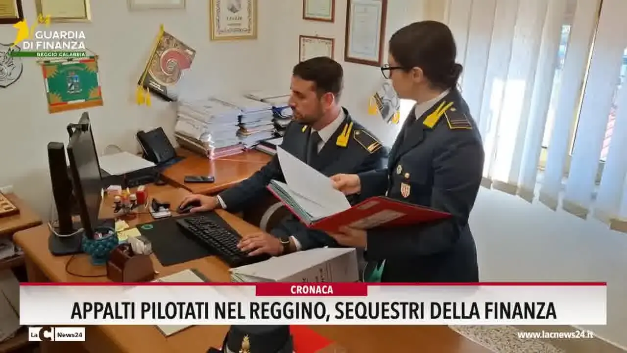 Appalti pilotati nel reggino, sequestri della Finanza