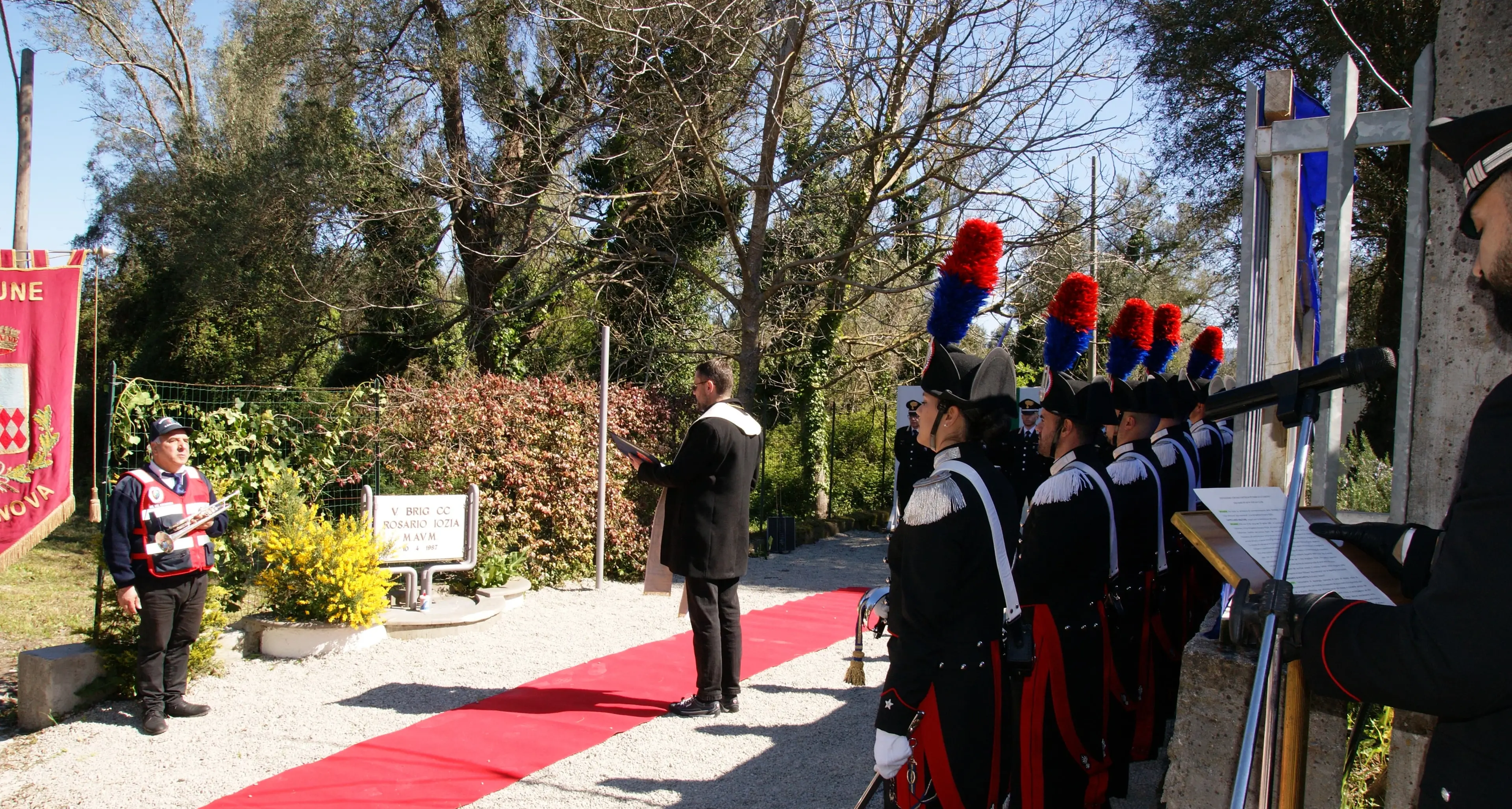 Cittanova ricorda il vice brigadiere Iozia nel 39° anniversario dell’uccisione in località Petrara\n
