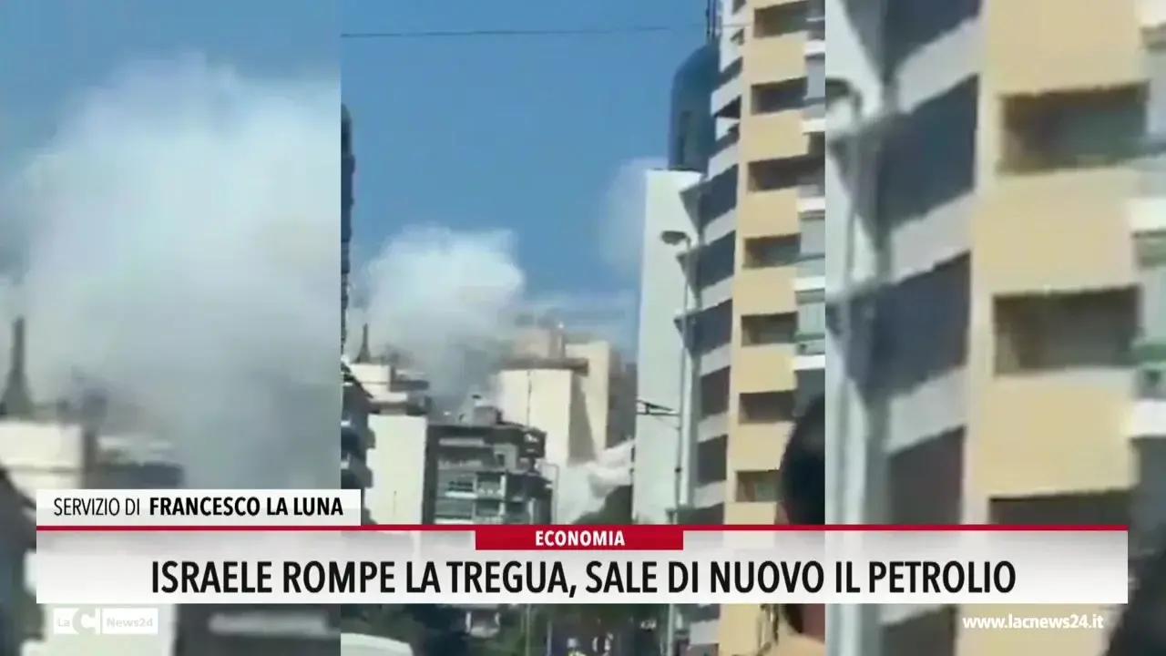 Israele rompe la tregua, sale di nuovo il petrolio