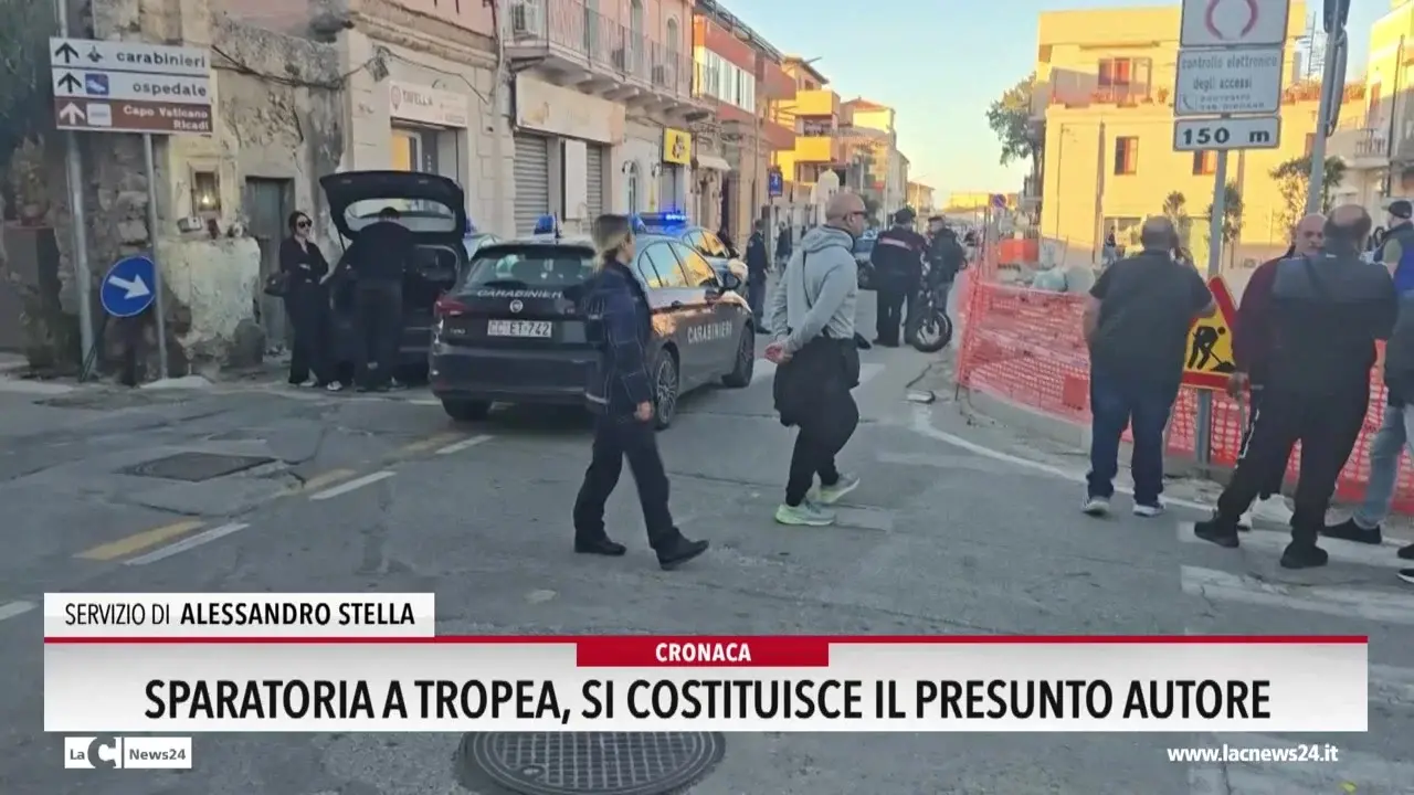 Sparatoria a Tropea: si costituisce il presunto autore