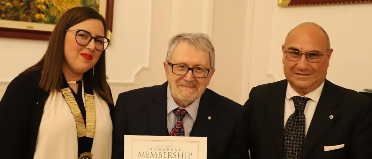 Pasquale Amato e Sara Bottari soci onorari del Kiwanis Club di Reggio\n