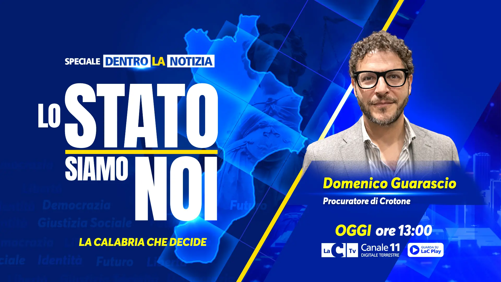 Lo Stato siamo noi: a Dentro la Notizia il procuratore Domenico Guarascio racconta la ’ndrangheta che muta forma\u00A0\n
