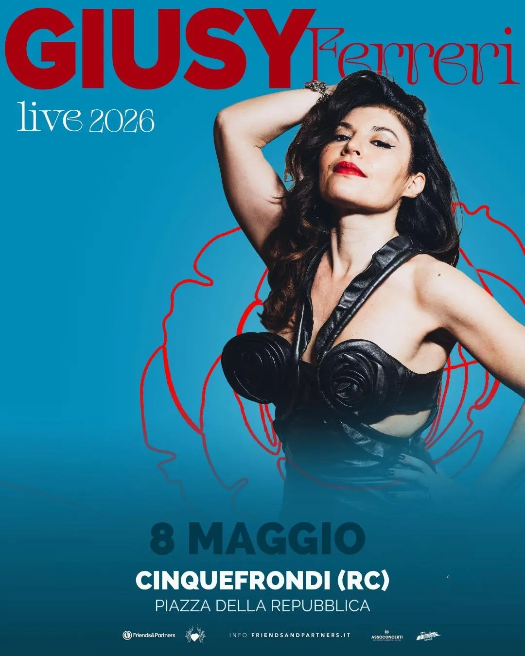 Giusy Ferreri in concerto l’8 maggio a Cinquefrondi\n