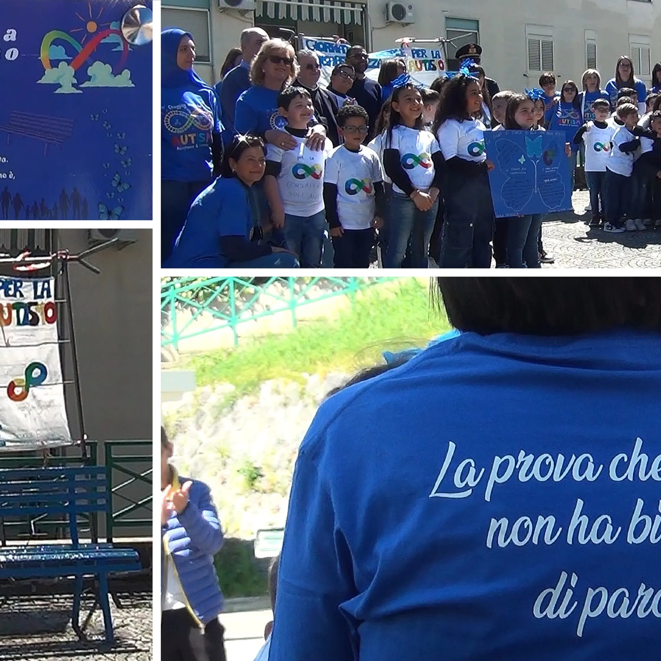 Autismo, una panchina blu a Cassano: studenti e istituzioni insieme per un messaggio di inclusione\n