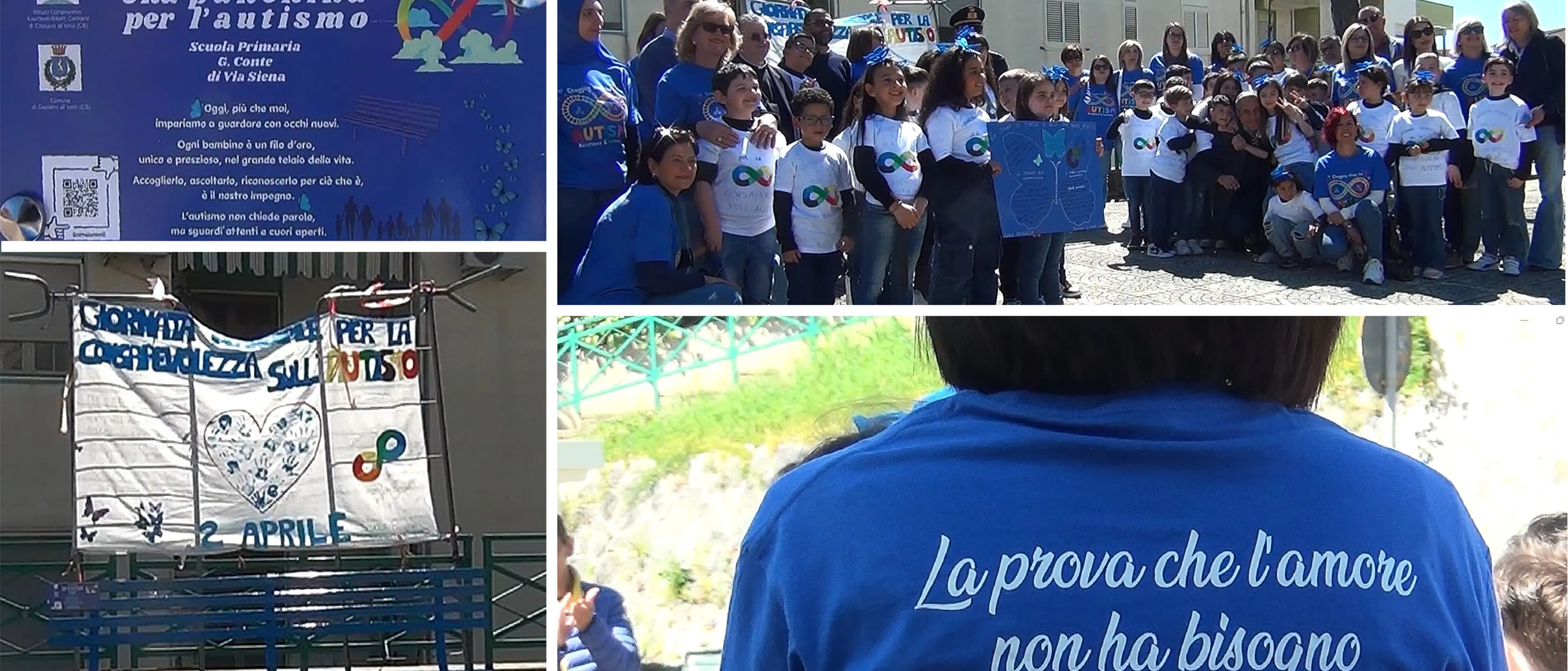 Autismo, una panchina blu a Cassano: studenti e istituzioni insieme per un messaggio di inclusione\n