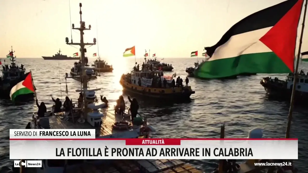 La Flotilla e pronta ad arrivare in Calabria