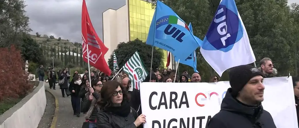 Appalti selvaggi in Enel, lavoratori nuovamente in sciopero contro i tagli e l’aggiramento della clausola sociale\n