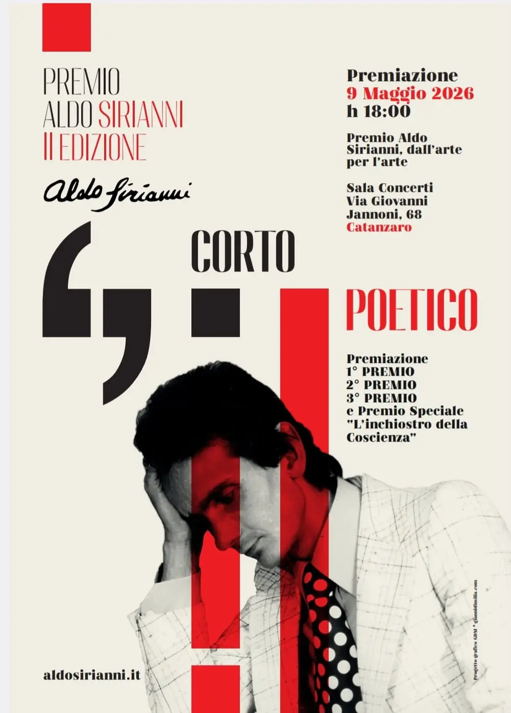 “Corto Poetico”: al via a Catanzaro la seconda\u00A0edizione del Premio Aldo Sirianni\n