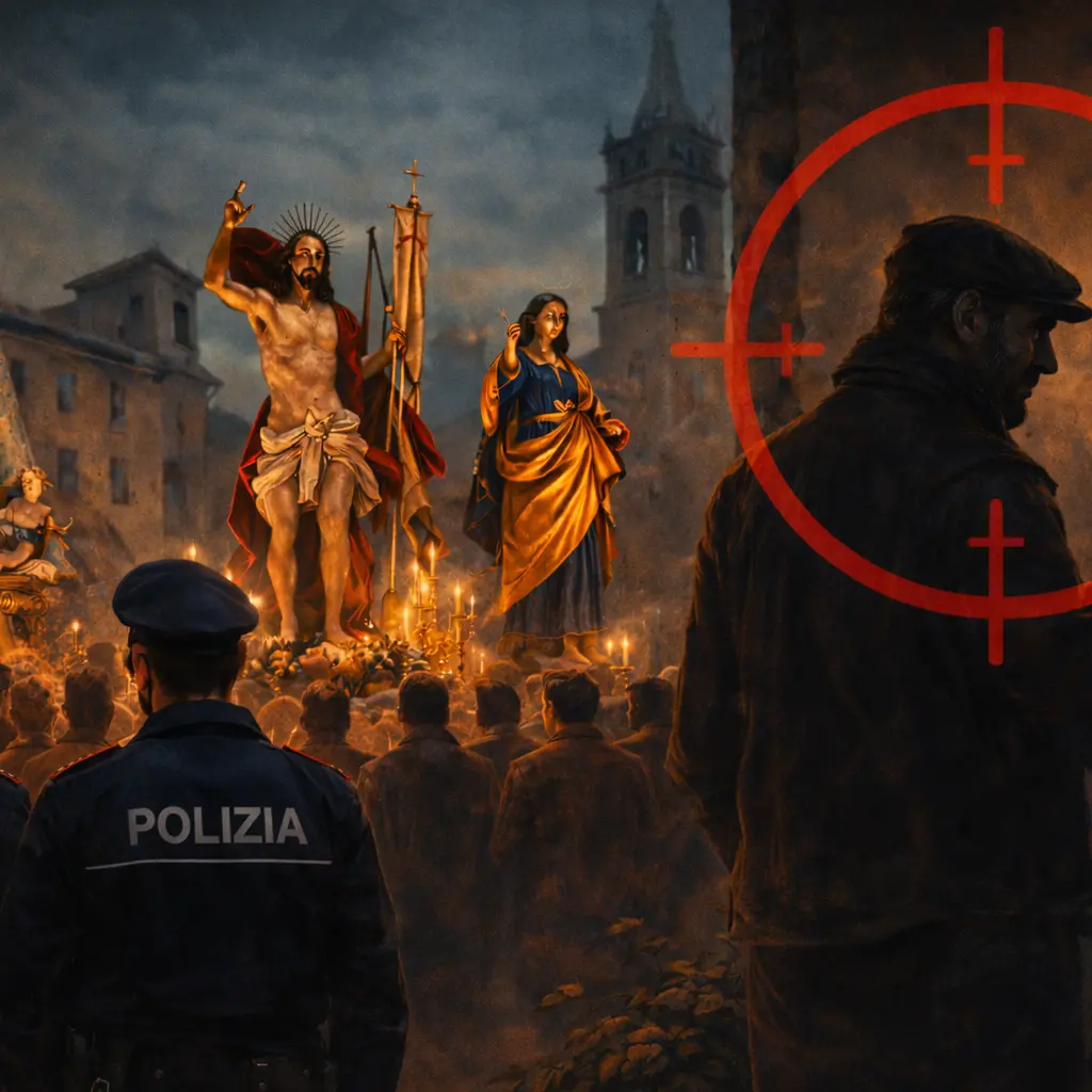 «La ‘ndrangheta nell’Affruntata di Soriano»: le statue sulle spalle degli uomini del clan Emanuele-Idà nel 2022\n