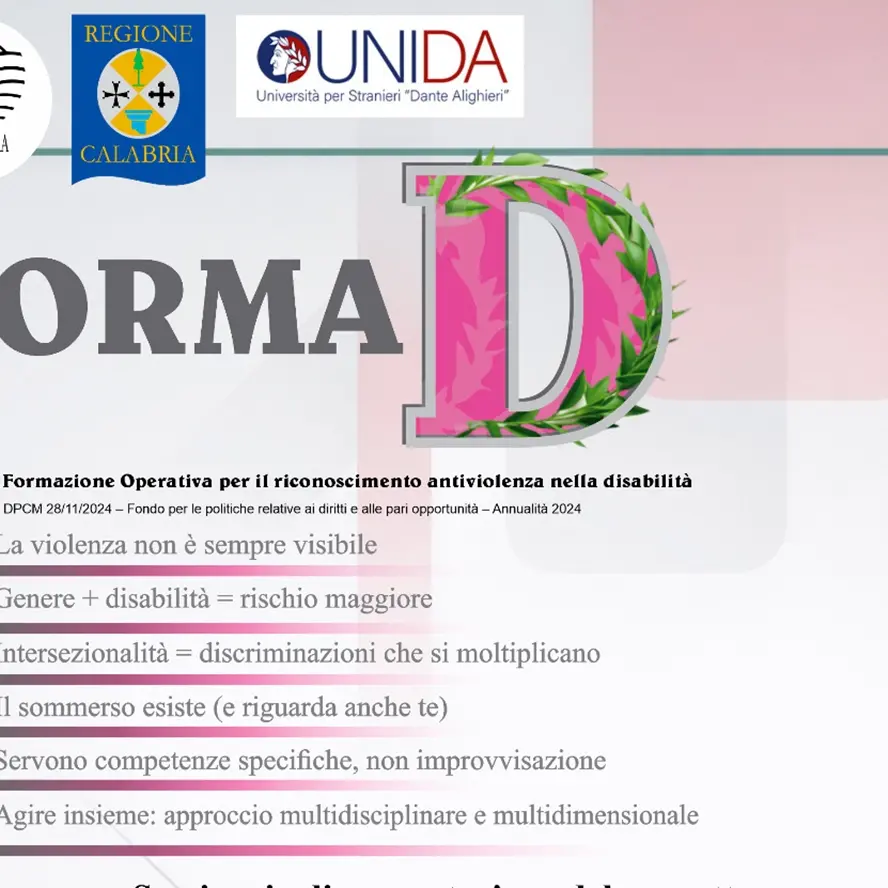 “Forma D”, con la\u00A0Piccola Opera Papa Giovanni formazione e rete contro la violenza sulle donne con disabilità