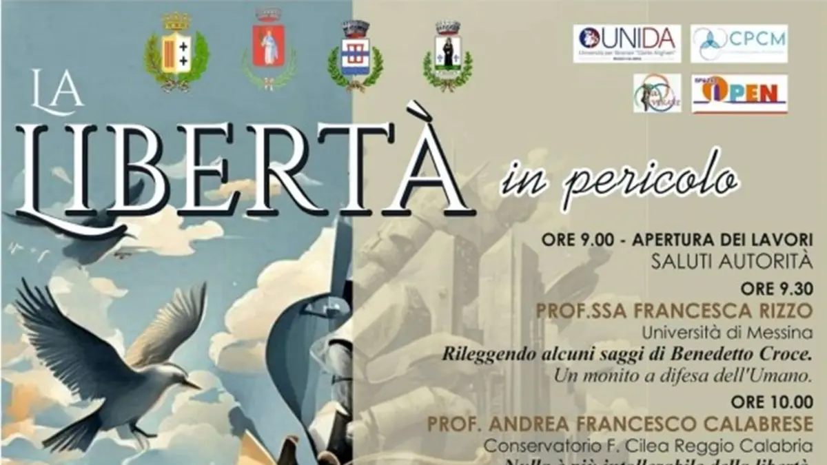 A Reggio il convegno dal titolo “La libertà in pericolo. Casi letterari tra filosofia, musica e psicanalisi”\n
