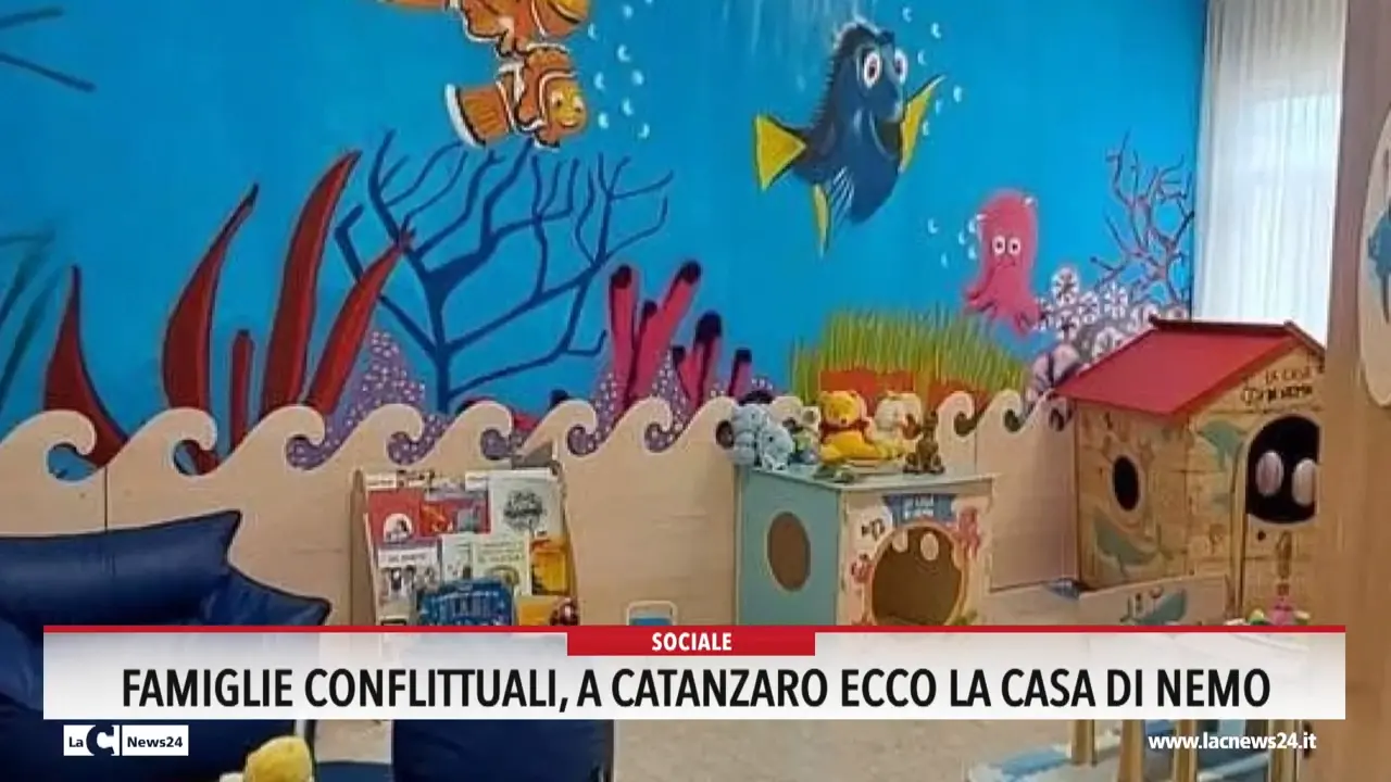 Famiglie conflittuali, a Catanzaro ecco la casa di Nemo