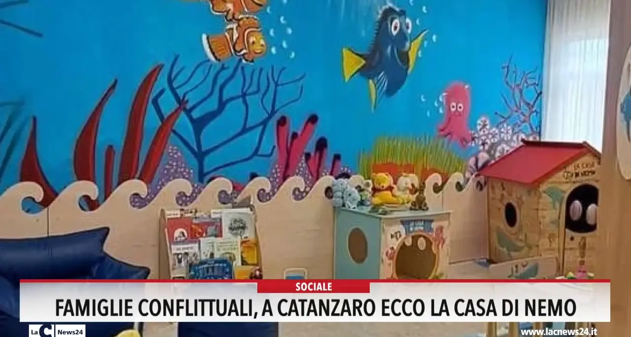 Famiglie conflittuali, a Catanzaro ecco la casa di Nemo