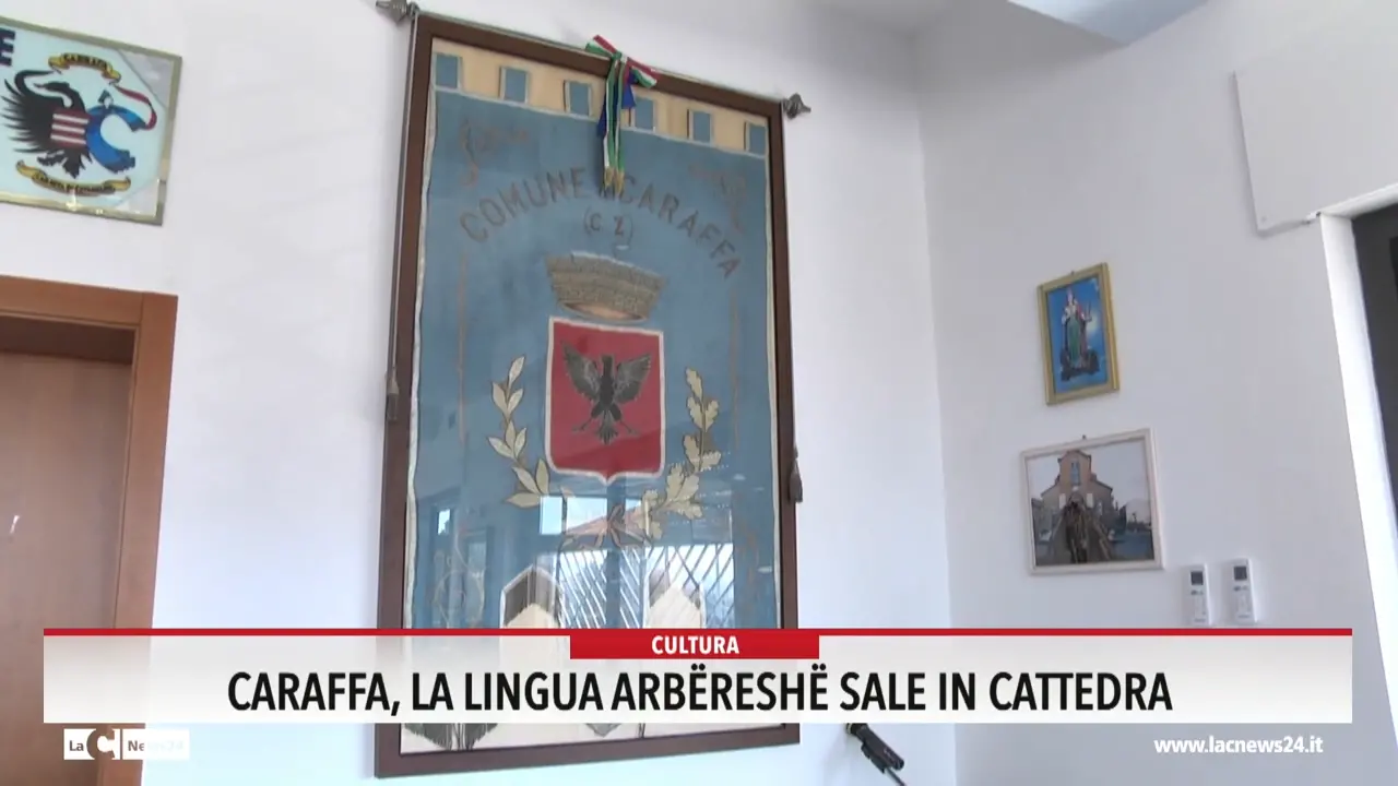 Caraffa, la lingua arbereshe sale in cattedra