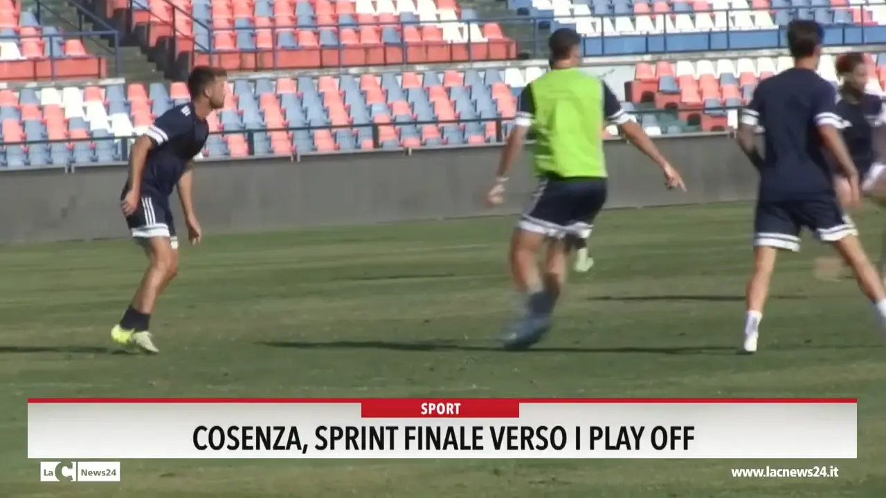 Cosenza, sprint finale verso i play off