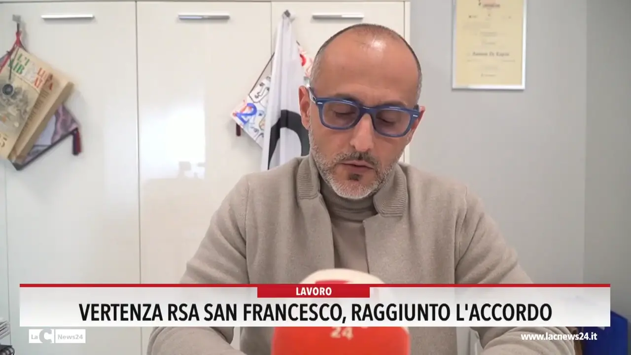 Vertenza Rsa San Francesco, raggiunto l'accordo
