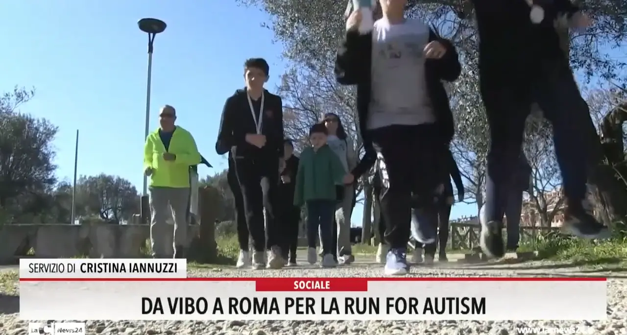 Da Vibo a Roma per la Run for autism