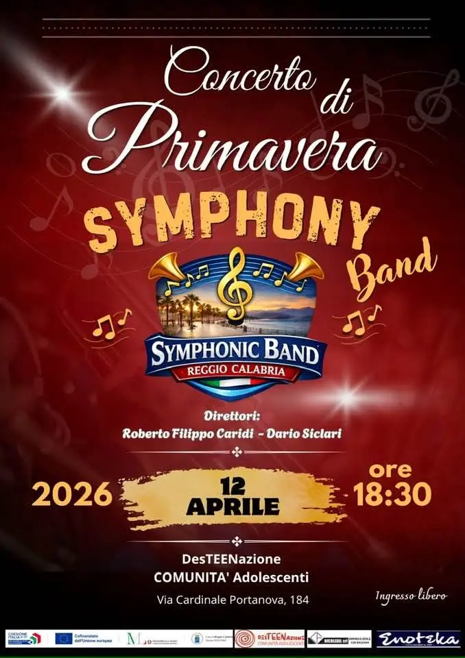 Reggio, la Symphony Band debutta a Desteenazione: «Un inno alla primavera e ai giovani talenti»\n