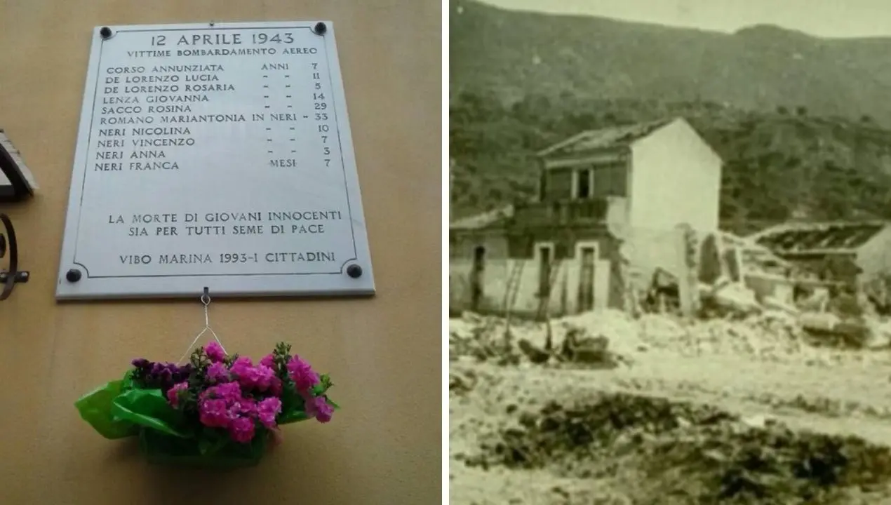 Vibo Marina bombardata, 83 anni fa le forze alleate uccisero 10 vibonesi: la Proloco ricorda le vittime del 1943\n