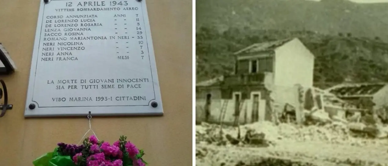 Vibo Marina bombardata, 83 anni fa le forze alleate uccisero 10 vibonesi: la Proloco ricorda le vittime del 1943\n