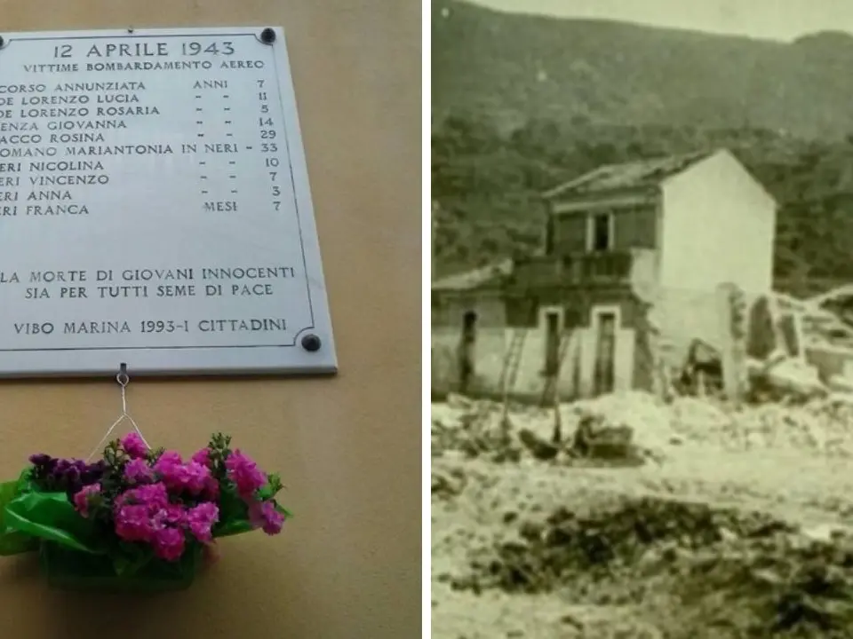 Vibo Marina bombardata, 83 anni fa le forze alleate uccisero 10 vibonesi: la Proloco ricorda le vittime del 1943