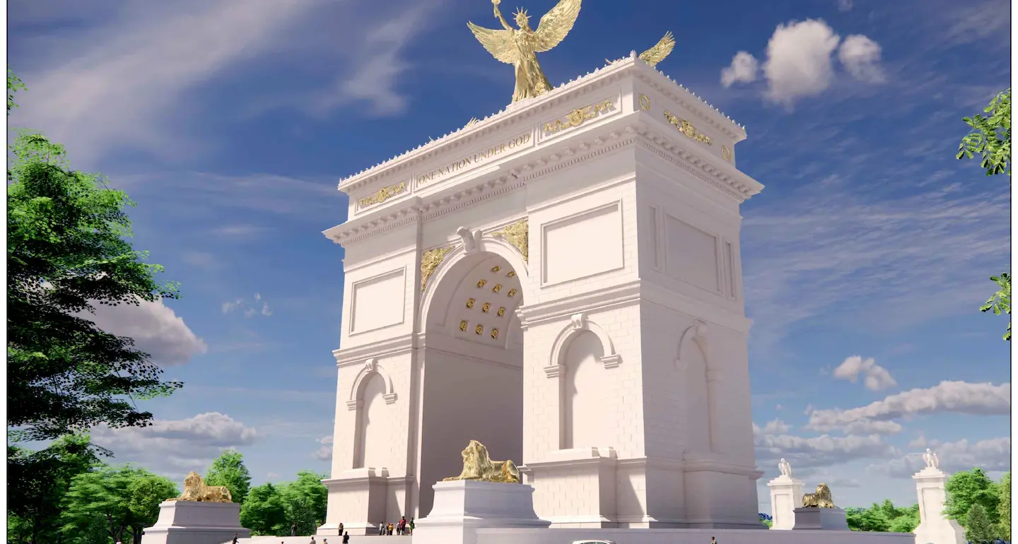 Washington, polemica sull’Arc de Trump: progetto monumentale voluto da Donald\u00A0tra critiche e ricorsi\n